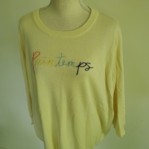 Modcloth Printemps Cream Sweater - Picture 4 of 10